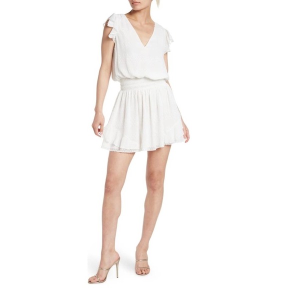 Ramy Brook Simona Dress in White - Picture 1 of 8